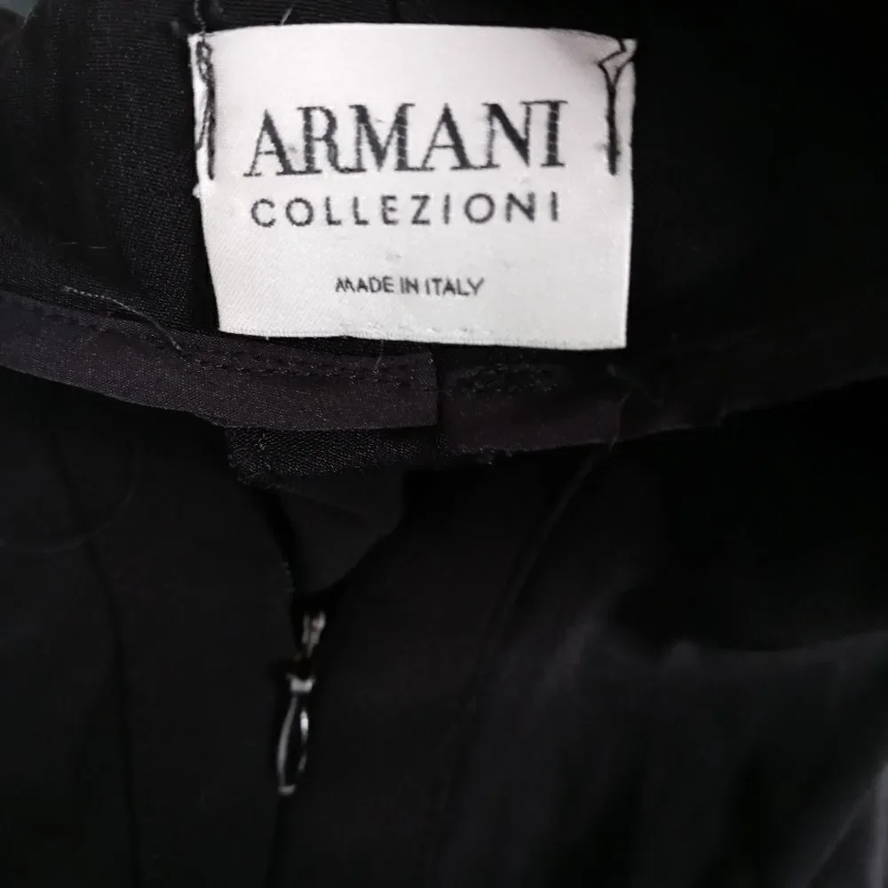 Armani Collezioni black dress pants